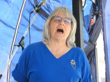 Singing at Hollyburn Wooden Boat Festival